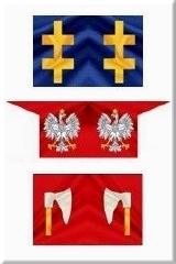 1:72 Mittelalter Fahnen Polnische / Litauische