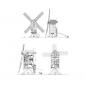 Preview: Green-Line: GL-GEB-021 Windmill 15.-19 Century, 1:72