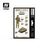 Mobile Preview: Vallejo Model Color Set: Vallejo 70.204 WWII British Armour & Infantry
