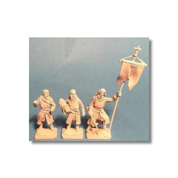 Valdemar-Miniatures: VM035 Medieval Hospitaller command 1:72
