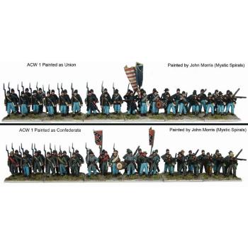 Perry Miniatures: ACW 1 Plastic American Civil War Infantry