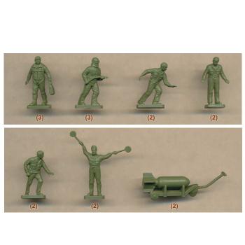Airfix: Set 01748  U.S.A.F. Personnel 1:76