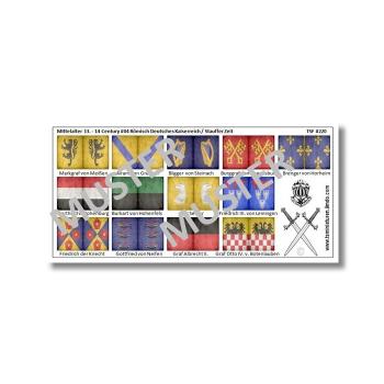 1:72 Flags / Banner Mittelalter Holy Roman Empire # 4 TSF-220