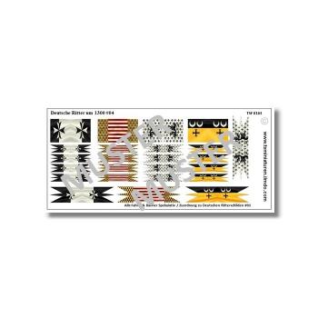 1:72 Flags / Banner Medieval 13. Century German Knights # 4 TSF-163