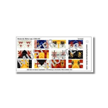 1:72 Flags / Banner Medieval 13. Century Deutsche Ritter # 5 TSF-164
