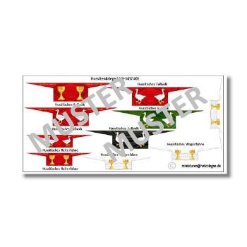 1:72 Flags / Banner Medieval 13. Century Hussites # 1 TSF-136