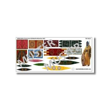 1:72 Flags / Banner Mittelalter  Muslim & Saracenes # 02 TSF-123