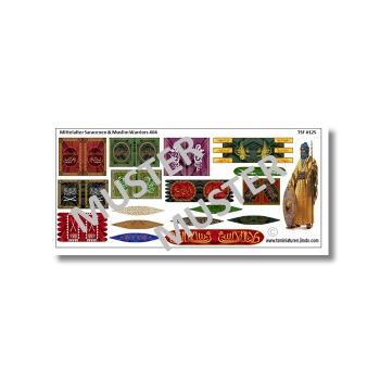 1:72 Flags / Banner Mittelalter  Muslim & Saracenes # 04 TSF-125