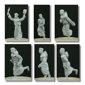 Fredericus Rex - Fliehende Mönche 1:72