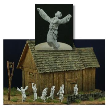 Preview: Fredericus Rex - Fliehende Mönche 1:72