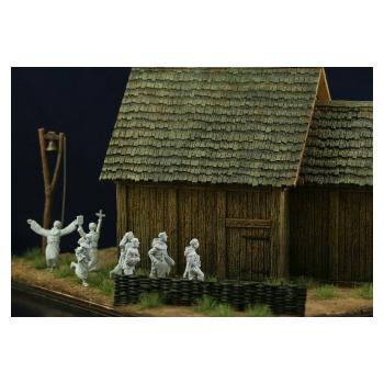 Preview: Fredericus Rex - Fliehende Mönche 1:72