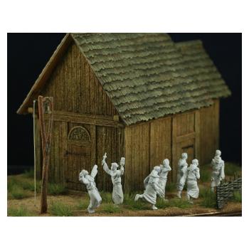 Preview: Fredericus Rex - Fliehende Mönche 1:72