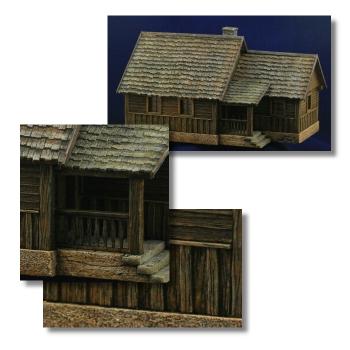 Preview: Green Line - GL-GEB-041 Wooden House, 1:72