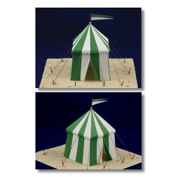 Green-Line: GL-ZUB-023 Drei quadratische mittelalterliche Zelte 1:72