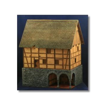 Green-Line: GL-GEB-044 a Mittelalterliches Stadt-Magazin für Anbau GL-GEB-043, 1:72
