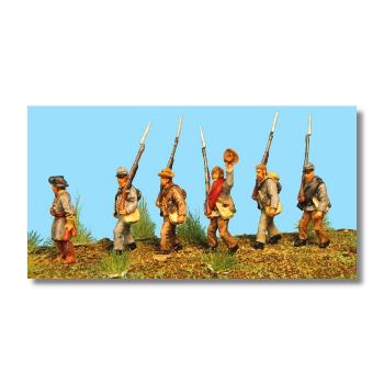Germania Figuren 1:72: GF 72-9004 Texas Brigade - marching soldiers