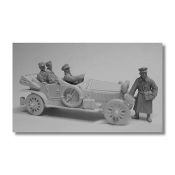 Germania Figuren 1:72: GF WW1-012 Kaiser Karl I. auf Truppenbesuch