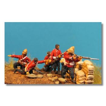Germania Figuren 1:72: GF 72-8503 Englische Infantrie Zulukriege