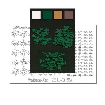 Green-Line GL-059 - Blätter Mix, Maßstab 1:35