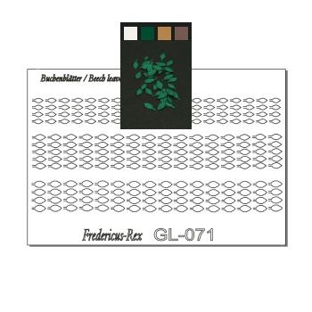 Green-Line GL-071 - Blätter Buche, Maßstab 1:35