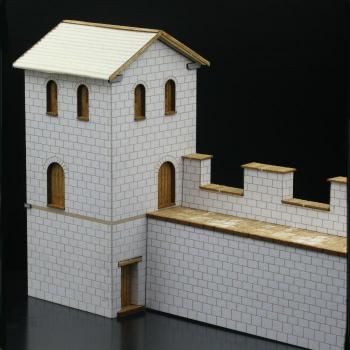 Green Line - Roman fortified corner tower, right (Albing Castle) 1:72