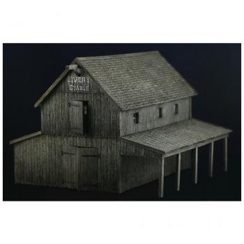 Green-Line: GL-WW-004 Wild West "Livery Stable" 1:72