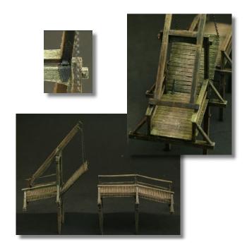 Green-Line: GL-GEB-005 Hölzerne Zugbrücke, 1:72