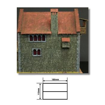 Green-Line: GL-GEB-015 Romanesques House without growing, 1:72