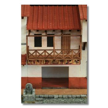 Green-Line: Römisches Geschäftshaus Nr. I, Maßstab 1:72