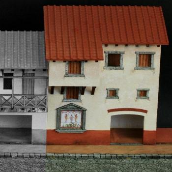 Green-Line: Römisches Geschäftshaus Nr. III, Maßstab 1:72