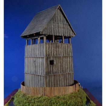 Green-Line: GL-QK-004 Medieval  wooden Motte, 1:72
