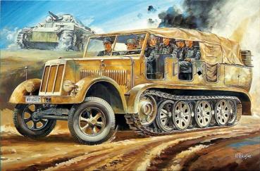 HASEGAWA 1/72 Pz.Kpfw IV Ausf. F2 & 8t Half Track & 88mm Gun Flak 18 "Rommel Afrika Korps" (630046)