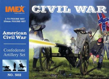 Imex 502 American Civil War: Konföderierten-Artillerie 1:72