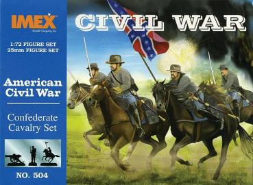 Imex 504 American Civil War: Konföderierten-Kavallerie 1:72