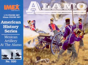 IMEX 520 Imex 520 Mexikanische Artillerie bei Alamo 1:72