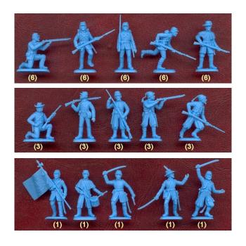 Italeri: 6012 Union Infantry ACW 1:72