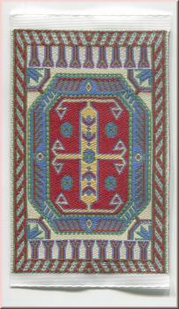 Green-Line: Tep-Mu-18 Miniature rug 5 cmx 8,5cm #211