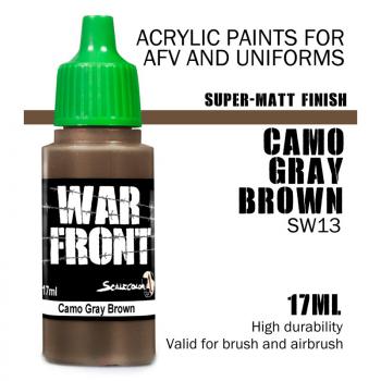 Scale75: SW-13 SS CAMO GRAY BROWN, Acrylic paint 17ml