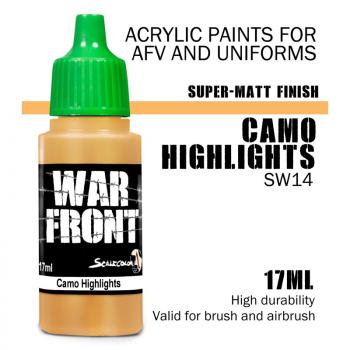 Scale75: SW-14 SS CAMO HIGHLIGHTS, Acrylic paint 17ml