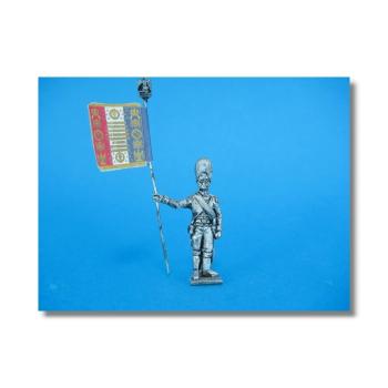 Schilling Zinnfiguren: F-GG 24 Old Guard, standard-bearer in halt
