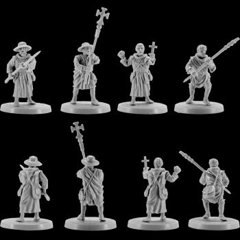 V & V Miniatures: SKU - R28.28 Pilgrims 28mm