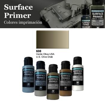 Vallejo Surface Primer Olive Drab VA 73608 (60ml)