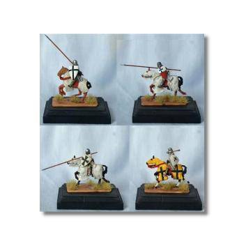 Valdemar-Miniatures: VA116 "Teutonic Knights charging" 1:72