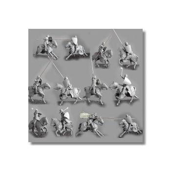 Valdemar-Miniatures: VA116 "Teutonic Knights charging" 1:72