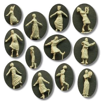 Valdemar-Miniatures: VA141 "Medieval Dancer`s" 1:72