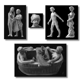 Valdemar-Miniatures: VA143 "Medieval Bath" 1:72