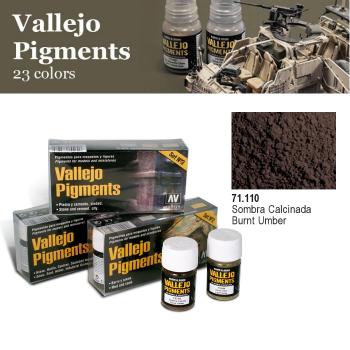 Vallejo Pigment Burnt Umber (73110) 30ml
