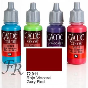 Vallejo Game Color: Gory Red 17ml (72.011)