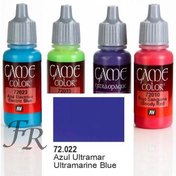 Vallejo Game Color: Ultramarine Blue 17ml (72.022)