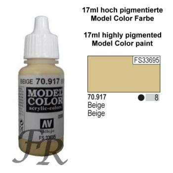 Vallejo Model Color - 008 Beige (Beige), 17 ml (70.917)